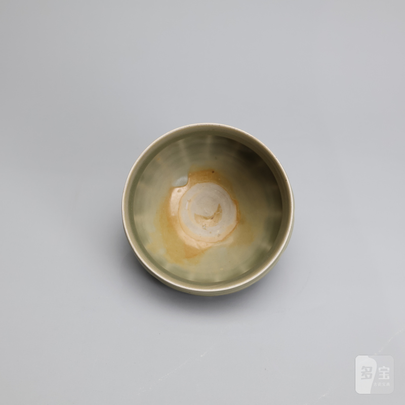 明代 青釉瓜棱钵 - 图9
